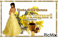 festa della donna auguri - Animovaný GIF zadarmo