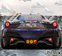 Ferrari - Darmowy animowany GIF