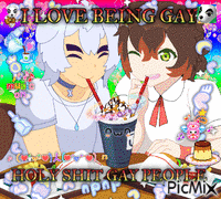 gay people wow!!!! animovaný GIF