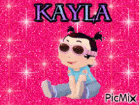Mon bébé Kayla - Ingyenes animált GIF
