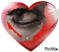 Corazón lloroso animovaný GIF