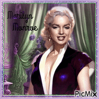 Marilyn Monroe Art - GIF animado grátis