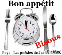 Bon appétit GIF animata