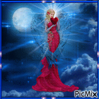 angel in red Animiertes GIF