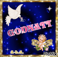 Godnatt - GIF animate gratis