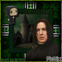 {♦♦♦}Severus Snape in Dark Green Tones{♦♦♦} - Δωρεάν κινούμενο GIF
