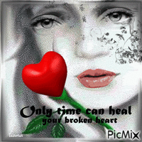 broken heart .... - Бесплатный анимированный гифка