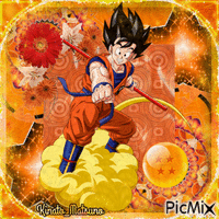 Son Goku [Dragon Ball] animirani GIF