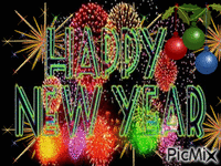 happy new year - GIF animasi gratis