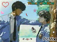 Giff Sakura chasseuse de cartes Thomas et Mathieu créé par moi - GIF animé gratuit