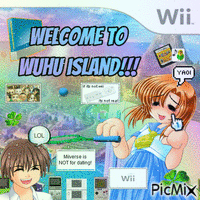 wuhu island GIF animasi