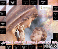 MARIA E JESUS. animovaný GIF