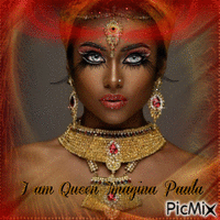 I am Queen Imagina Paula анимированный гифка