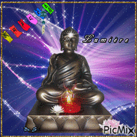 bouddha animovaný GIF