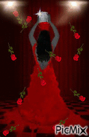 Lady In Red - Ingyenes animált GIF
