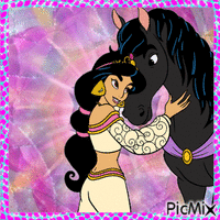 Jasmine animuotas GIF