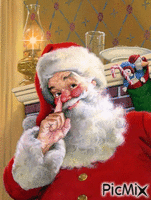 Babbo Natale - Ilmainen animoitu GIF