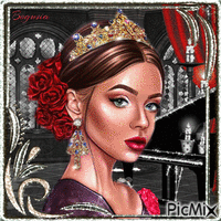 Queen Of Roses Animiertes GIF