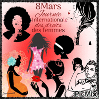 ♀️ 8 Mars ♀️ - GIF animasi gratis