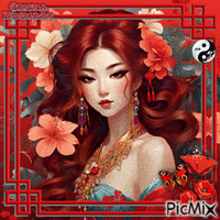 ✦ geisha - GIF animé gratuit