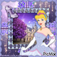 {♥}Cinderella in Lilac{♥} - Gratis geanimeerde GIF