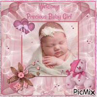 Welcome  Baby Girl ****Contest**** - Free animated GIF