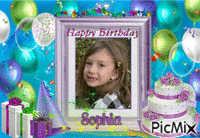 Sophia's birthday