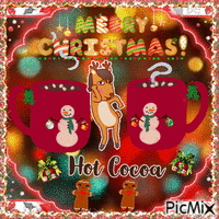 Christmas Hot Chocolate - GIF animé gratuit