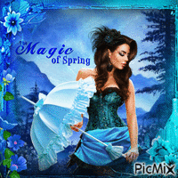 ☆☆ SPRING BLUE ☆☆ Animated GIF