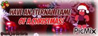 #Have An Eternal Flame of a Christmas! - Banner# GIF แบบเคลื่อนไหว