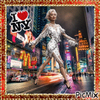 LOVE NEW YORK animovaný GIF