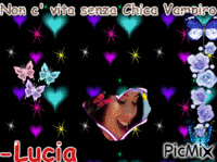 I Love you Chica Vampiro - GIF animate gratis