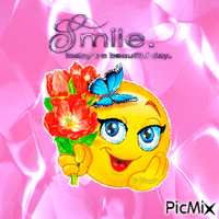 Make someone smile - Безплатен анимиран GIF