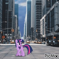 Twilight Sparkle in New York City