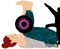 Yoga animēts GIF