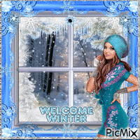 Welcome Winter animuotas GIF
