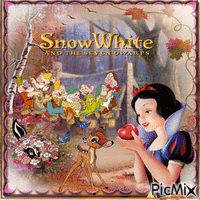 blanche neige - Darmowy animowany GIF