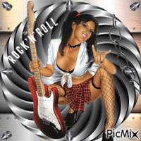 ROCK N ROLL ...CONCOURS - GIF animate gratis