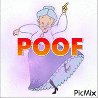 GRANNY POOF Animated GIF
