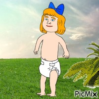 Baby enjoying day (my 2,850th PicMix) animowany gif