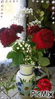 bouquet de roses - Zdarma animovaný GIF