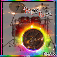 PAPY ROCK animovaný GIF