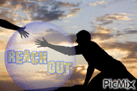 Reach Out - GIF animasi gratis