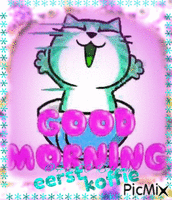 goodmorning   goede morgen coffee - GIF animé gratuit