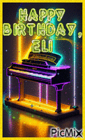 Happy Birthday, Eli - GIF animé gratuit