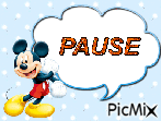 PAUSE M - GIF animado gratis