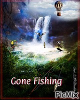 Gone Fishing GIF animata