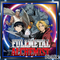 Full Metal Alchemist animovaný GIF