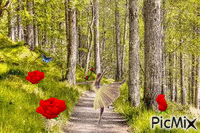 Лесная красавица - Безплатен анимиран GIF