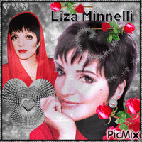 Liza Minnelli... 💖🖤💖 - GIF animé gratuit